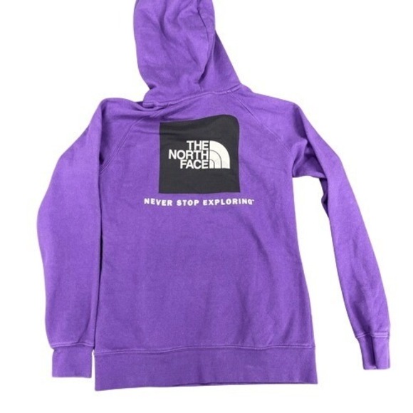 The North Face Tops - The North Face Pullover Hoodie Sweatshirt Womens S Purple Half Dome Logo Outdoor